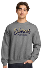 Load image into Gallery viewer, Southmoore Sabercat Football Script Crewneck
