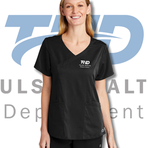 Tulsa Health Dept Wink® Woman's Premiere Flex™ V-Neck Top