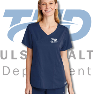 Tulsa Health Dept Wink® Woman's Premiere Flex™ V-Neck Top