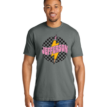 Load image into Gallery viewer, Jefferson Dragons Lightning Pencil Tee
