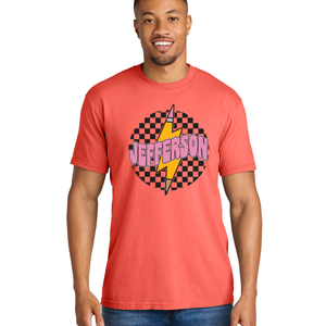 Jefferson Dragons Lightning Pencil Tee