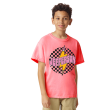 Load image into Gallery viewer, Jefferson Dragons YOUTH Lightning Pencil Tee
