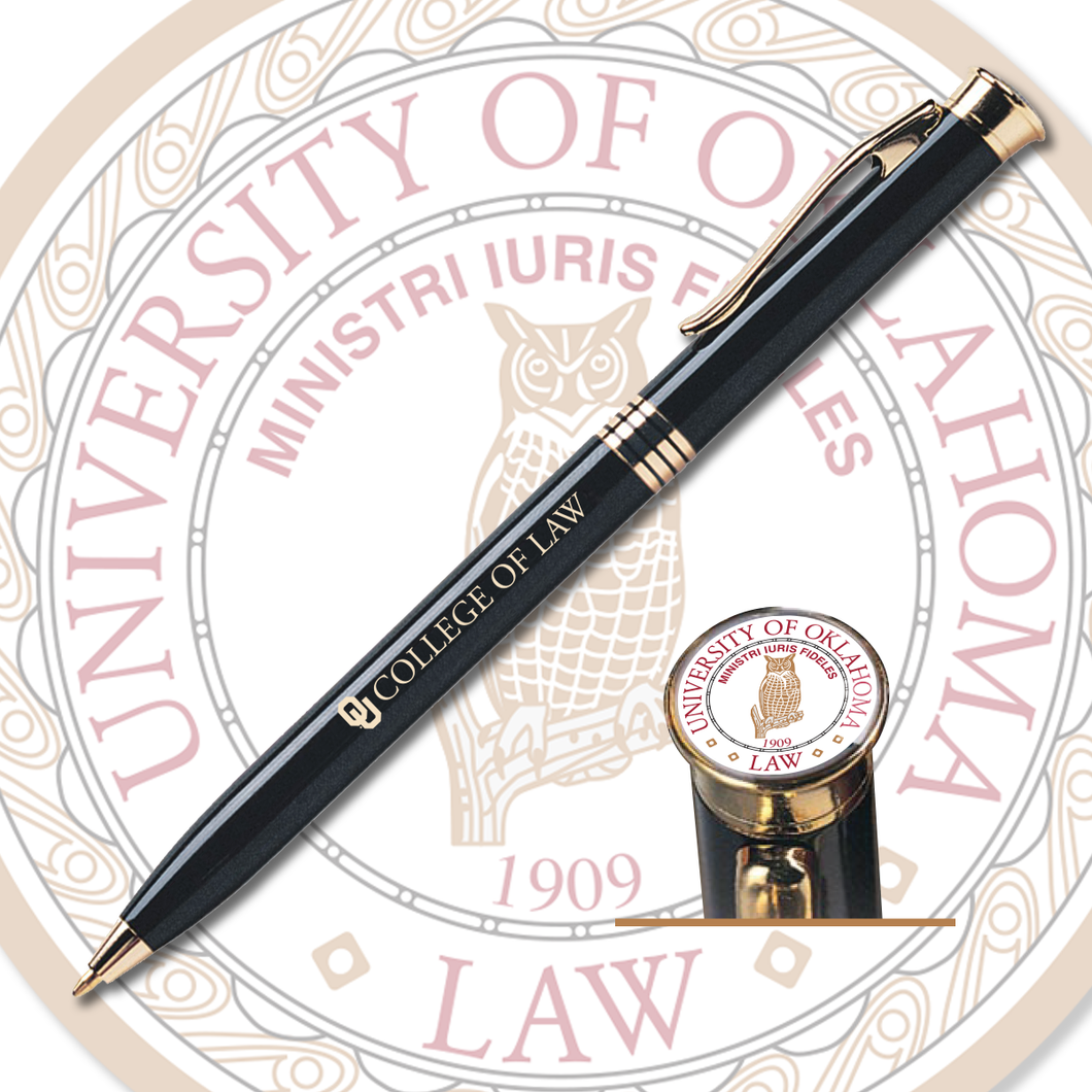 OU Law Bishop Photo Dome Pen