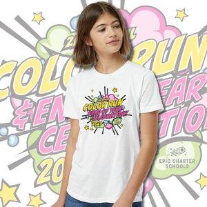 Epic Charter Schools 2nd Annual Color Run  YOUTH Cotton Tee