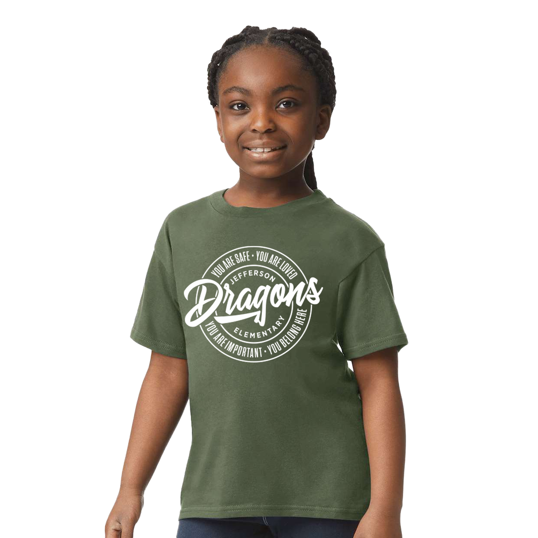 Jefferson Dragons Youth Back To School Tee