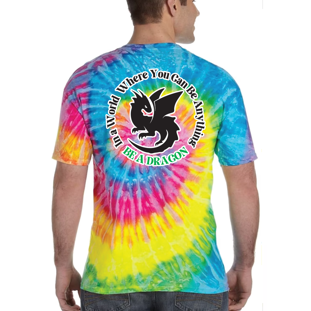 Jefferson Dragons Be a Dragon Tie-Dye Tee