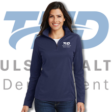 Load image into Gallery viewer, Tulsa Health Dept Port Authority® Women&#39;s Pinpoint Mesh 1/2-Zip
