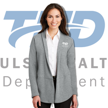 Load image into Gallery viewer, Tulsa Health Dept Port Authority® Women&#39;s Interlock Cardigan
