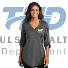 Load image into Gallery viewer, Tulsa Health Dept Port Authority® Women&#39;s City Stretch 3/4-Sleeve Tunic
