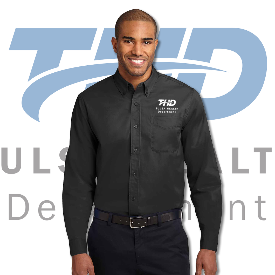 Tulsa Health Dept Port Authority® Long Sleeve Easy Care Shirt