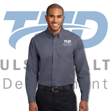 Load image into Gallery viewer, Tulsa Health Dept Port Authority® Long Sleeve Easy Care Shirt
