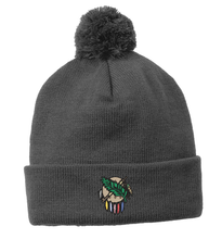 Load image into Gallery viewer, OFR Sport-Tek ® Solid Pom Pom Beanie

