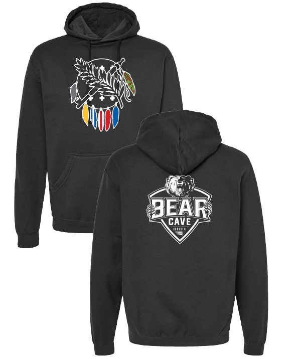 CO Branded Hoodie Bear Cave & OFRD Black