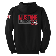 Load image into Gallery viewer, Mustang Broncos Rectangle Back Tall Hoody
