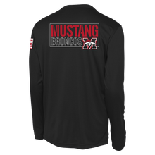 Load image into Gallery viewer, Youth Mustang Broncos Rectangle Back Youth LS Competitor Tee

