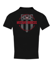 Load image into Gallery viewer, Youth Mustang Broncos Shield Back Badger Youth Compression T Shirt
