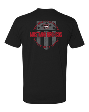 Load image into Gallery viewer, Mustang Broncos Shield Back Next Level T Shirt
