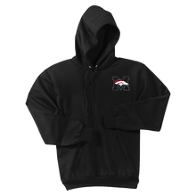 Load image into Gallery viewer, Mustang Broncos Shield Back Tall Hoody
